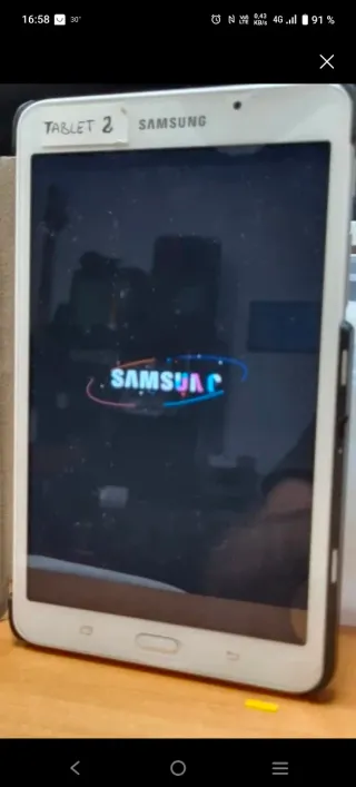 Tablet Samsung Galaxy Tab A 7 Blanca/Azul