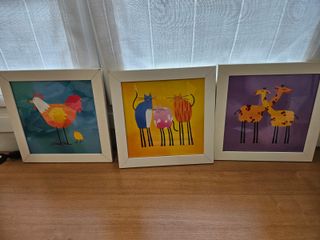 Lote 3 Cuadros Decorativos Infantiles