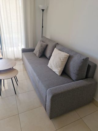 Sofá Cama 3 Plazas Ikea Gris