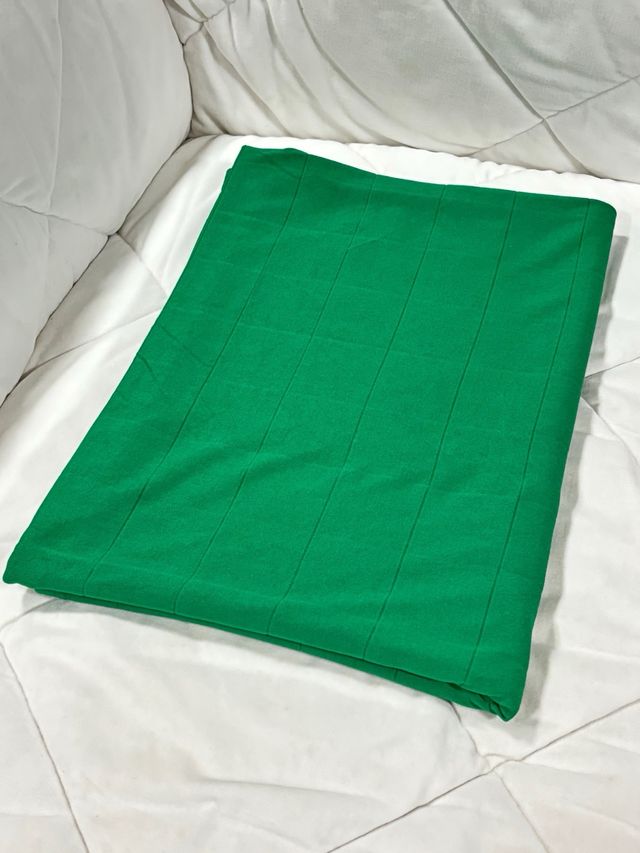 Manta listrada verde