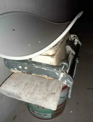 Báscula antigua para bebés - Años 60 ver leer