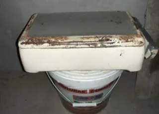 Báscula antigua para bebés - Años 60 ver leer