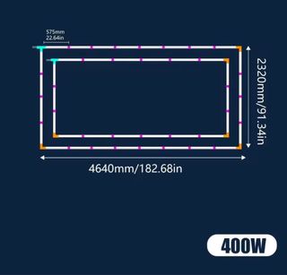 Paneles LED Techo/GYM/BARBERIA