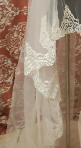 Velo de Novia Amanecer Nupcial Encaje