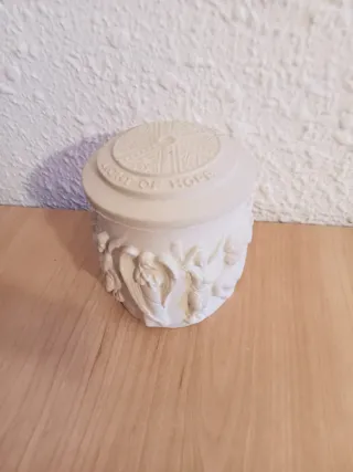 Maceta/Portavelas/joyero/ Ángeles 3D atrae suerte