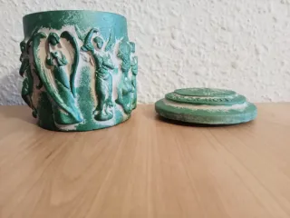 Maceta/Portavelas/joyero/ Ángeles 3D atrae suerte