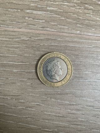 Moneda 2 Libras 2008 Reina Isabel