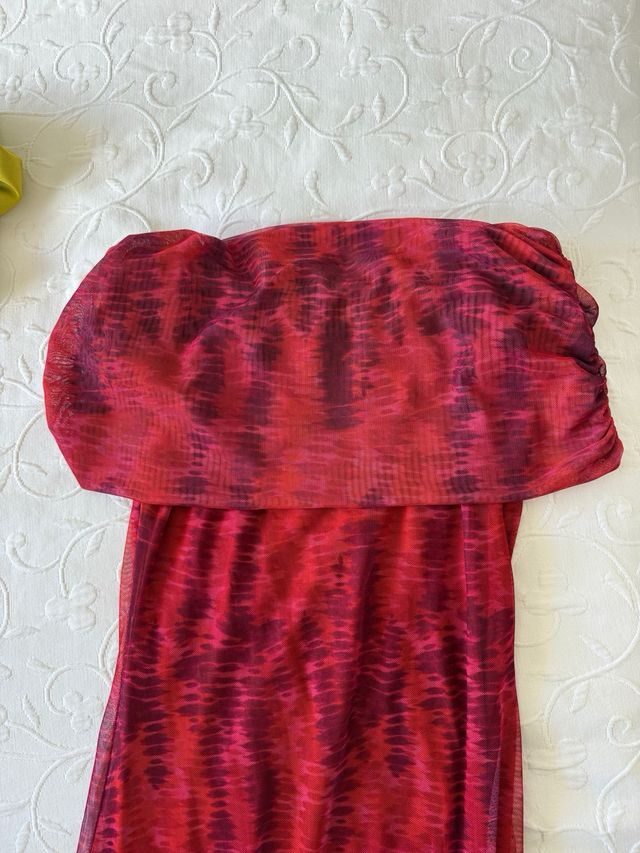 Vestido largo estampado escote multiposición