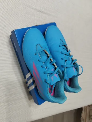 Zapatillas Adidas Fútbol Azul/Rosa