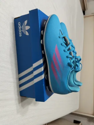 Zapatillas Adidas Fútbol Azul/Rosa