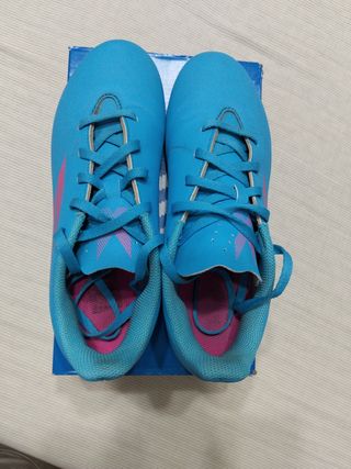 Zapatillas Adidas Fútbol Azul/Rosa