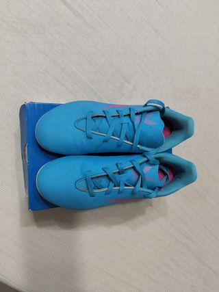 Zapatillas Adidas Fútbol Azul/Rosa