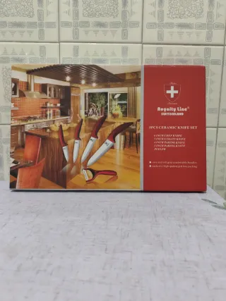 Set 5 Coltelli Ceramica Royalty Line