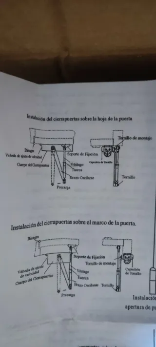 Cierra puerta Hidráulico Genérico