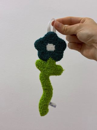 Decoración Flores de Tela Hechas a Mano