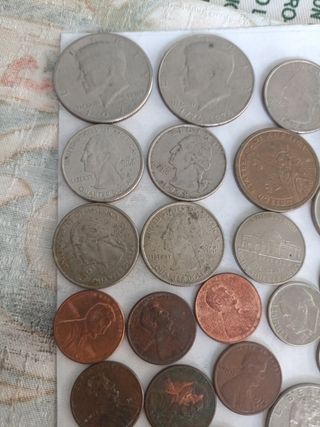 Lote Monedas Americanas Variadas