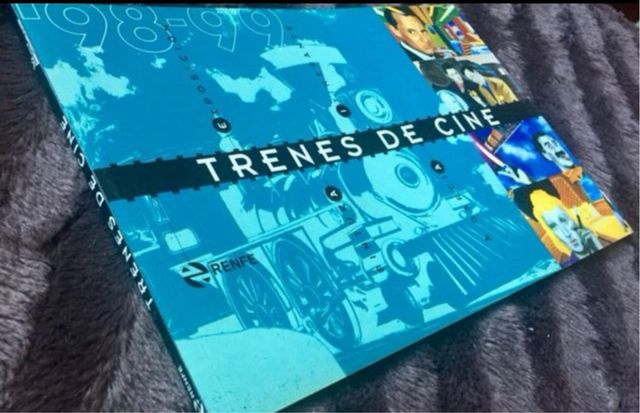 TRENES DE CINE. Raro. Catálogo de la exposición.