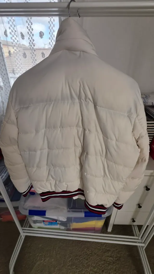 Cazadora Acolchada Zara Blanca