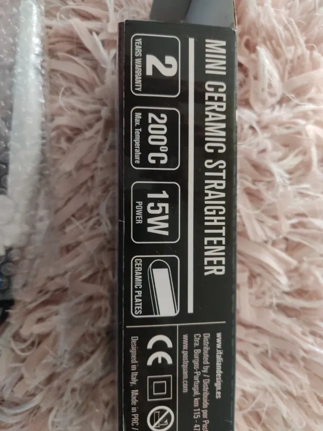 Plancha de pelo ID ITALIAN blanca