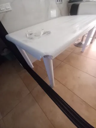 Mesa Jardín/Comedor RESOL 140x90 Blanca