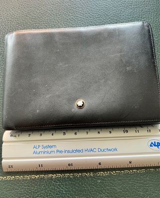 portafogli porta assegni e porta carte poco usato