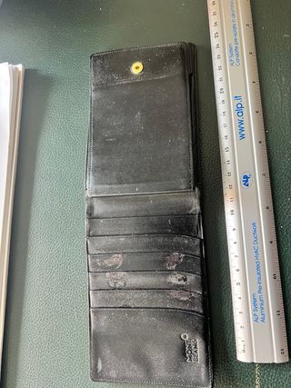 portafogli porta assegni e porta carte poco usato