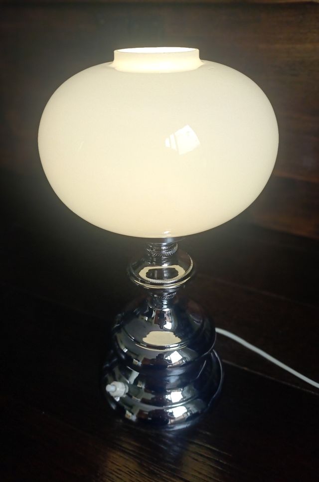 Lámpara "Seta" Space Age Opalina España 70s