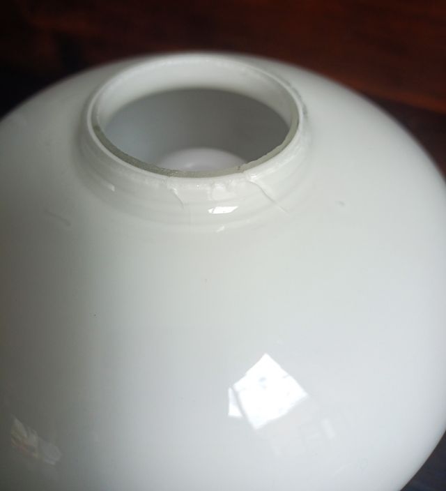 Lámpara "Seta" Space Age Opalina España 70s