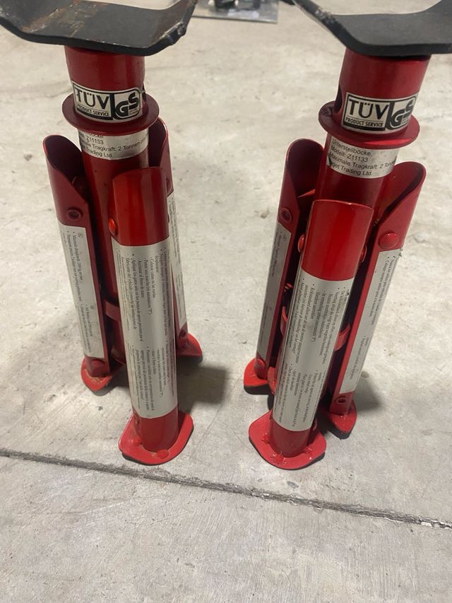 Set di 2 cavalletti TUV 2 tonnellate