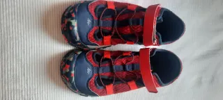 Sandalias Trekking Decathlon Niños Azul/Rojo