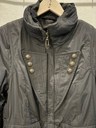 Parka Greenstone Mujer Talla 38 Negra