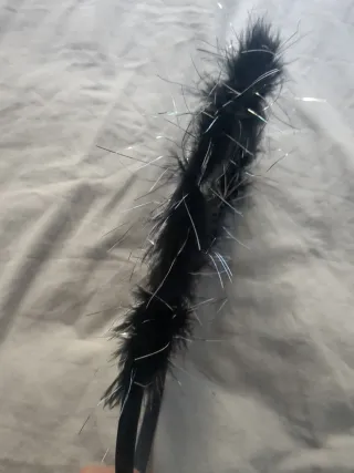 Diadema ángel negro Halloween