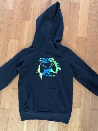 Felpa bambino con stampa videogiochi 128 cm 8 anni