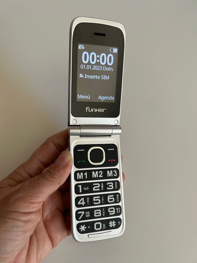 Funker C250 Comfort Power 4G Tapa Móvil Gris