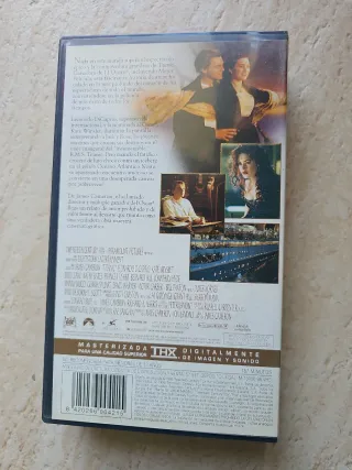 Titanic VHS Película Drama Español