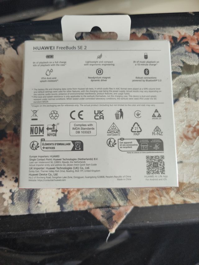 Auriculares Huawei FreeBuds SE 2 Blancos