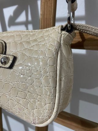 Bolso Guess Y2K Edición Limitada Beige Plata