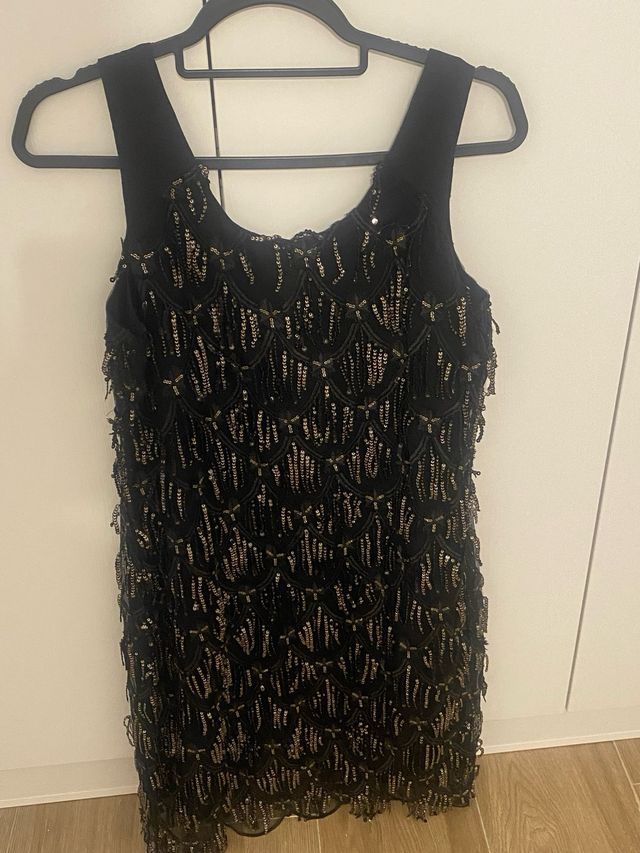 Vestido fiesta Naf Naf lentejuelas