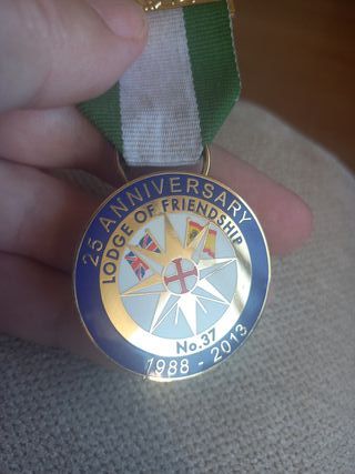 Medalla Logia Amistad #37 25 Aniversario