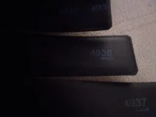 Lote 5 cinturones negros