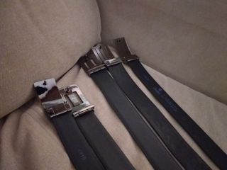 Lote 5 cinturones negros