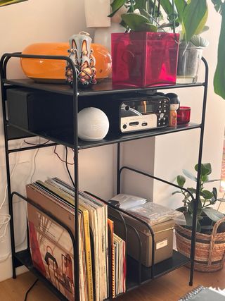 Mueble para tocadiscos metálico negro La Redoute