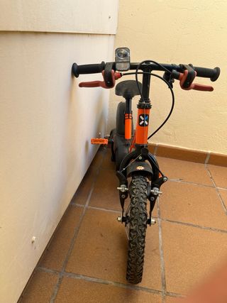 Bicicleta infantil Btwin naranja