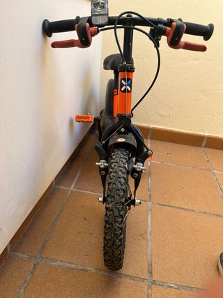 Bicicleta infantil Btwin naranja
