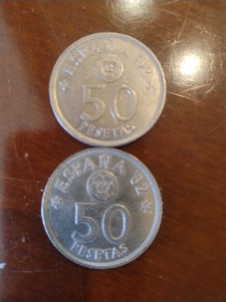 Lote 4 monedas Mundial 82