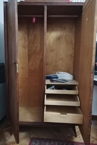 Armario antiguo madera 185x105cm