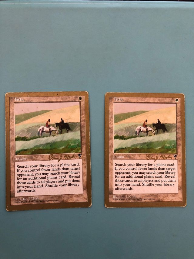 2 Cartas MTG Diezmo (Tithe)