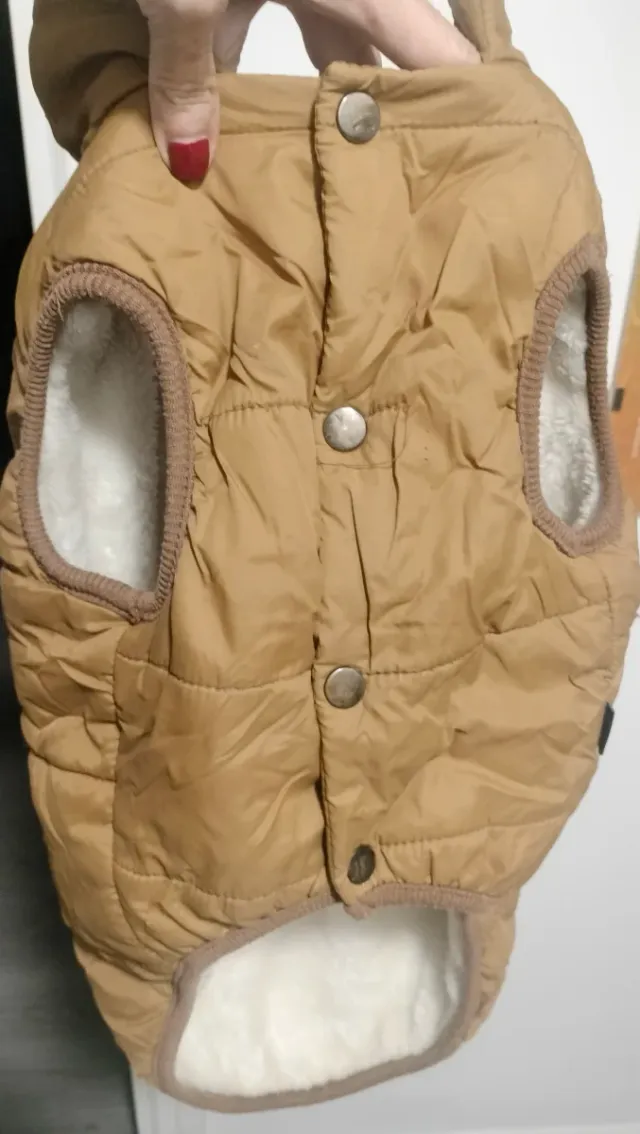 Abrigo perro mediano borreguito