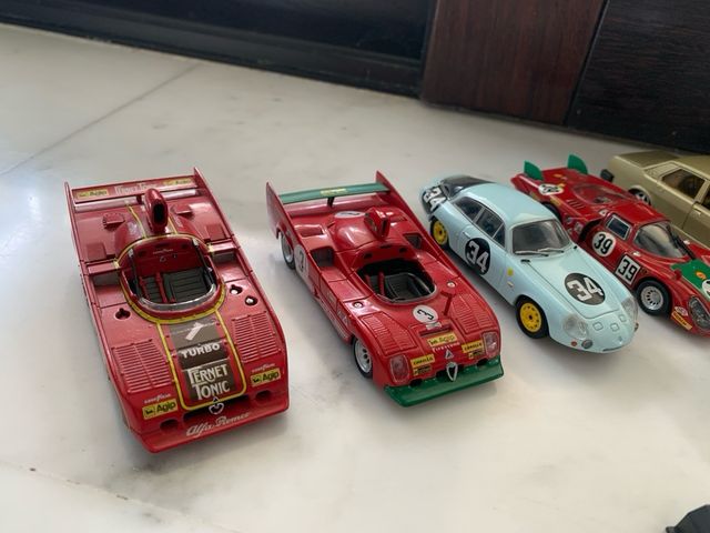 Lotto 9 modellini Alfa Romeo 1/43