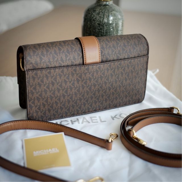 Bolso Michael Kors Marrón y Dorado